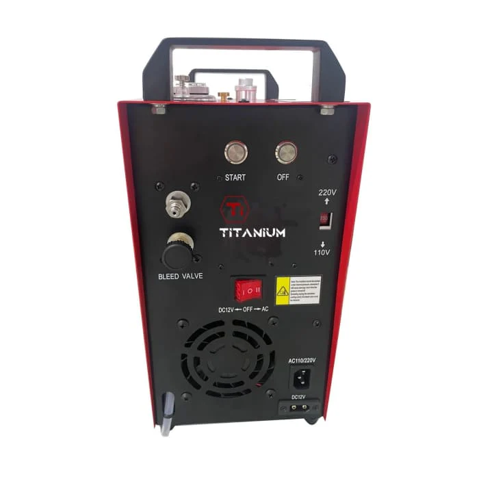 12V/220V Titanium Mini High-pressure Compressor, 13L/min, Auto Stop 300 Bar Fill Pressure - Image 2