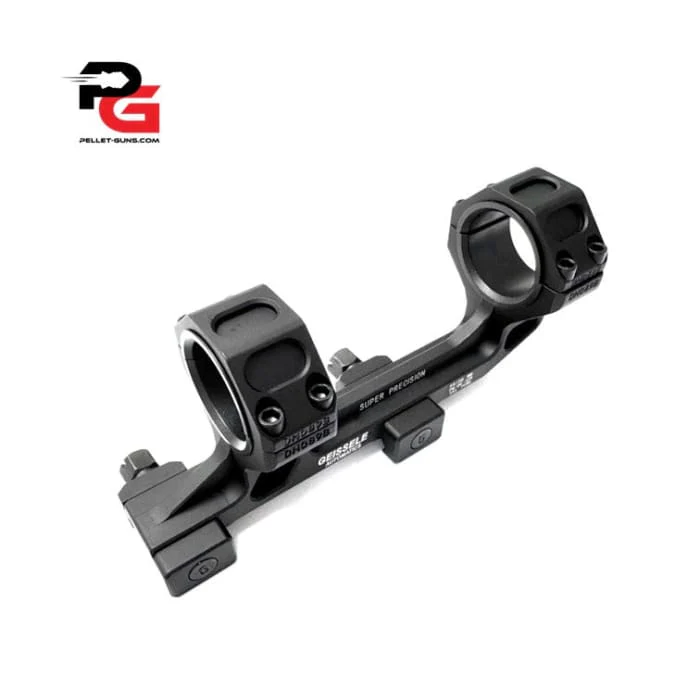 Single Piece 25/30mm Picatinny mount with overhang with 2 QD points (GEISSELE) - Image 4