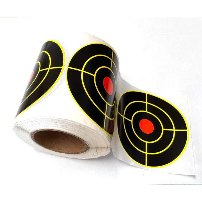 3" Adhesive Splatter Targets 250 per roll