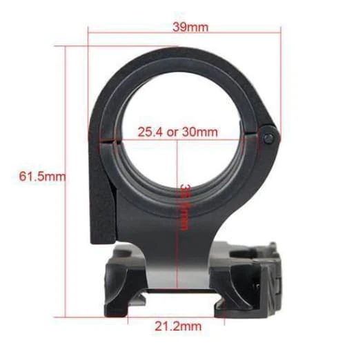 30/35mm Single Piece Canis Latras Scope Mount for Picatinny Rail - Image 5