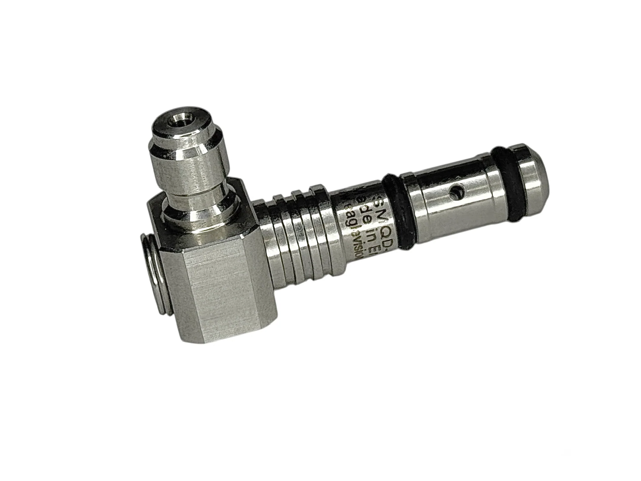 AGT airgun technology URAGAN 2, 3 (Short Style) Air rifle Filling Probe QD, 90-degree + 10 Free O-Rings