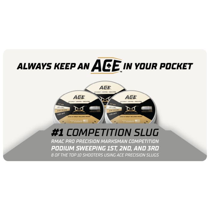 AirMarksman ACE target slugs, .22 cal 125/tin (0.2175) 40.1 grain - Image 5
