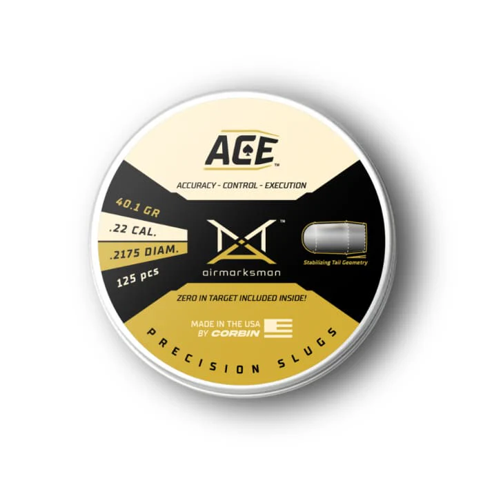 AirMarksman ACE target slugs, .22 cal 125/tin (0.2175) 40.1 grain - Image 7