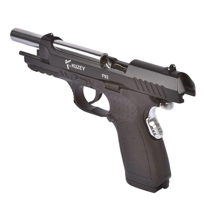 Blank Kuzey F92 Firing - Black With Silver Barrel - Image 3