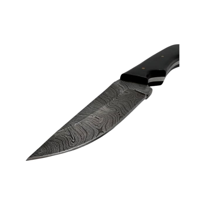 Handmade Damascus Steel Knife - 120mm Blade - Image 3