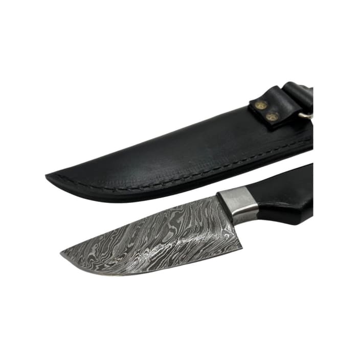 Handmade Damascus Steel Knife - 120mm Blade - Image 4