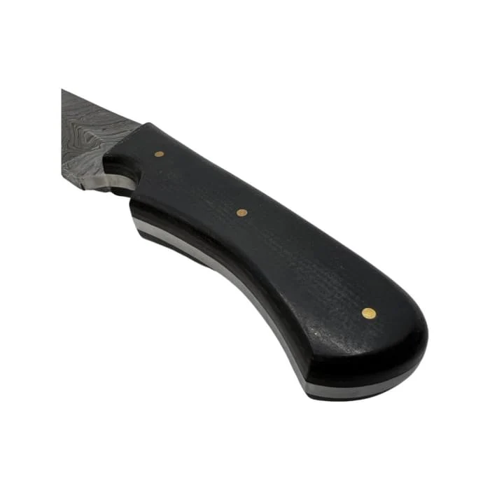 Handmade Damascus Steel Knife - 120mm Blade - Image 5