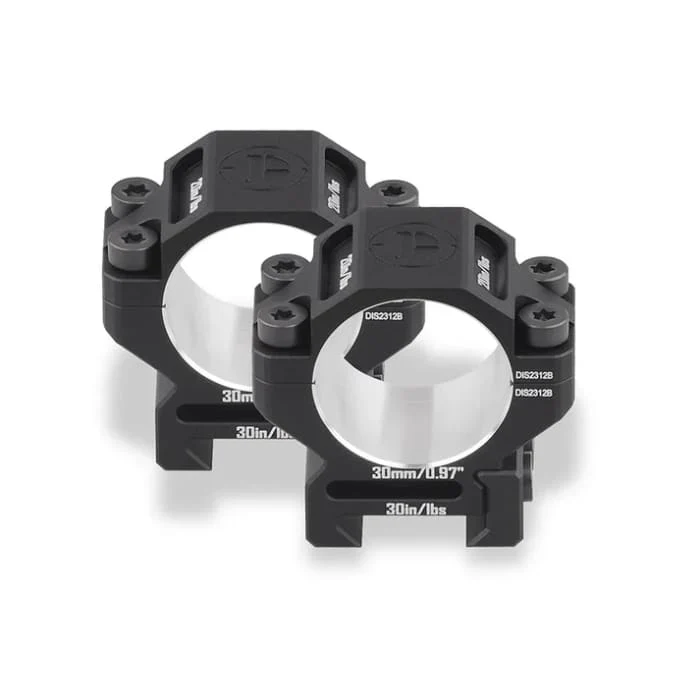 Discovery 7075 Aluminum Scope Rings – 34mm Tube | Fits 0.99'' Scope Mount for Picatinny Rail