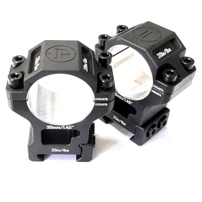 Discovery heavy-duty scope mount set for 30mm scope tube, 1.45" high (37mm)