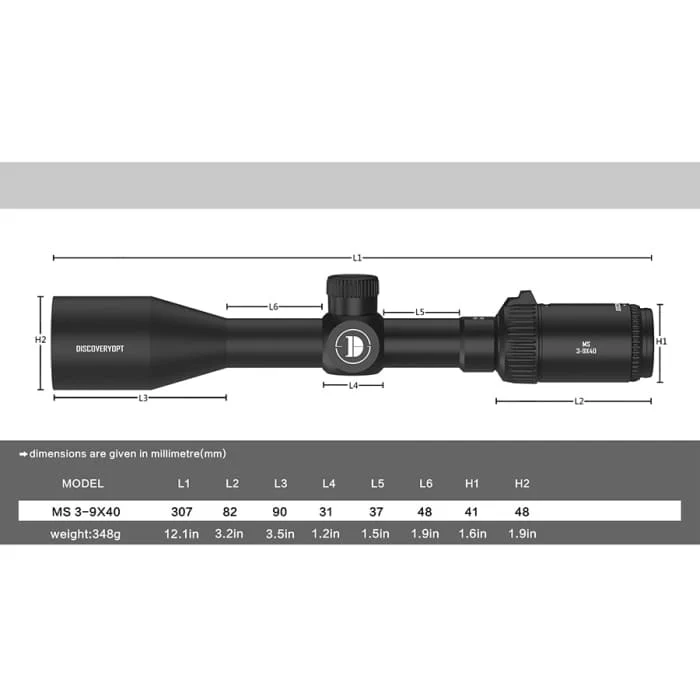 Discovery MS 3-9X40 scope - Image 5
