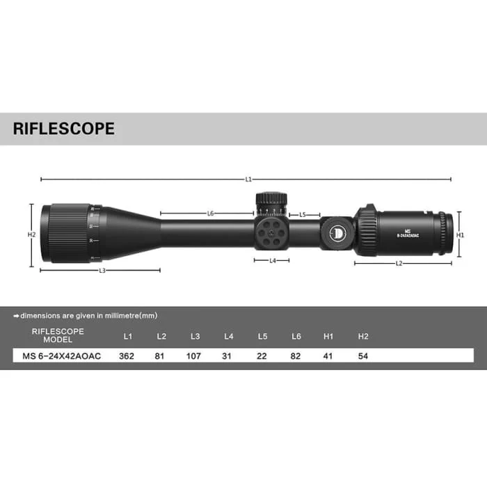 Discovery MS 6-24X42 AOAC scope - Image 7