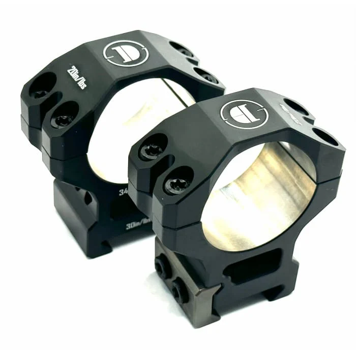 Discovery Optics Titanium Scope Mount Set, (23mm - 1.45Inch High - 37mm) Picatinny - Image 3