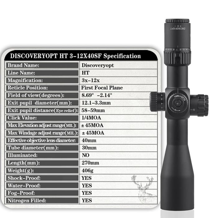 Discovery Scope HT 3-12x40 SF FFP - Image 6