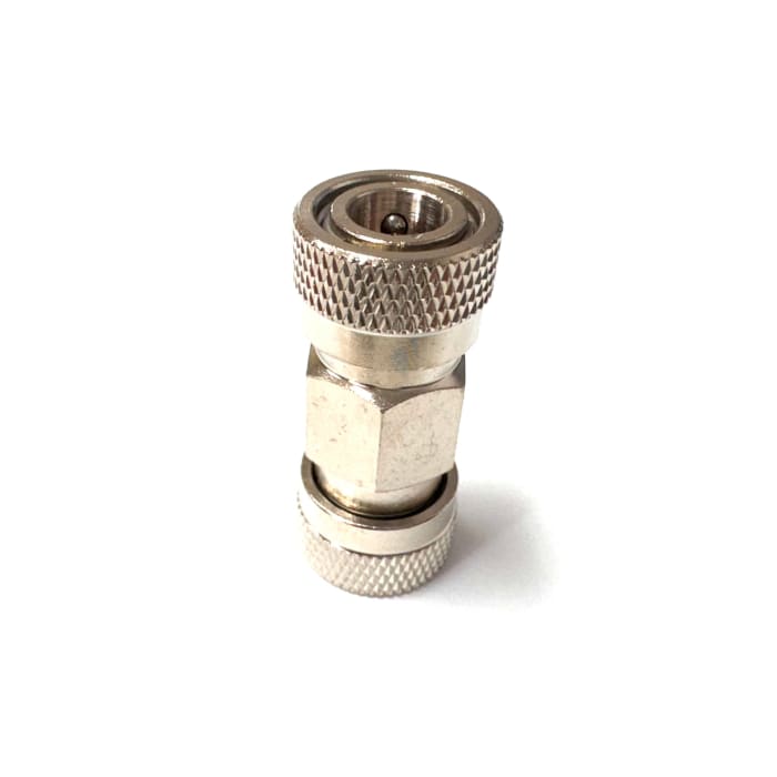 Double female micro quick coupler