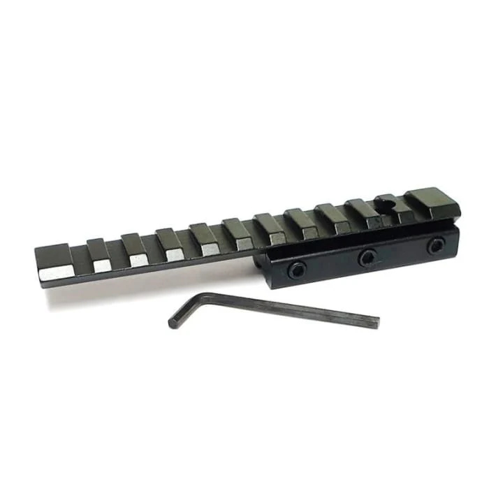 Dovetail to Picatinny Rail Adapter 120mm