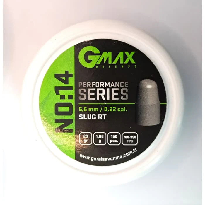 GMAX Slugs, .216 No.14 (Target Range Round Tip. 29 Grain) 150 Pcs - Image 2