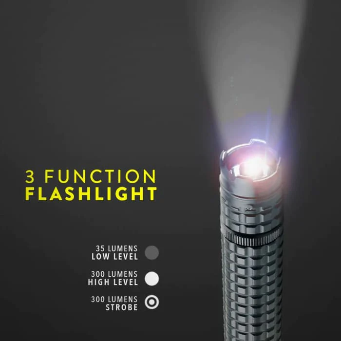 Knightro Clubber Taser Plus Stun Gun Plus Tactical Flashlight - Image 3