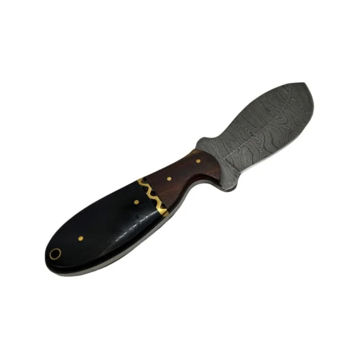 Handmade Damascus Steel Knife - 117mm Blade - Image 2