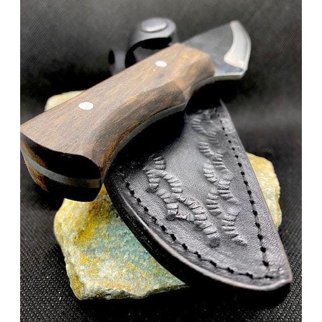 Handmade Turkish Knife, 18cm With Leather Sheath - Image 2