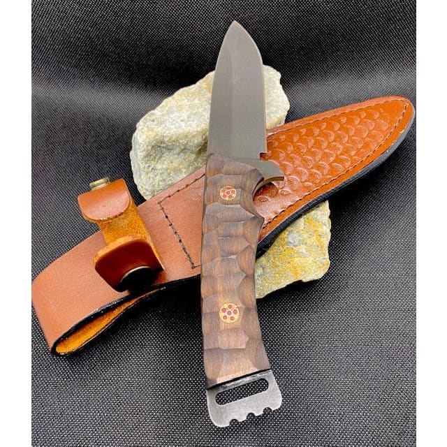 Handmade Turkish Knife, 23cm, With Leather Sheath - Image 3