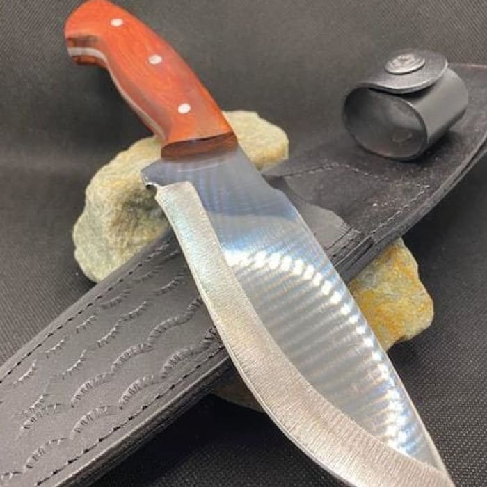 Handmade Turkish Knife, 28cm With Leather Sheath