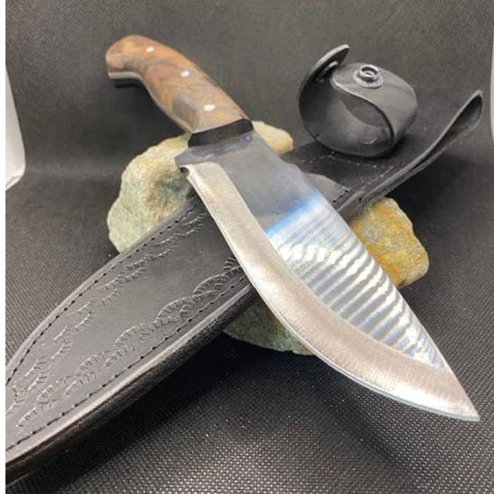 Handmade Turkish Knife, 28cm With Leather Sheath - Image 4