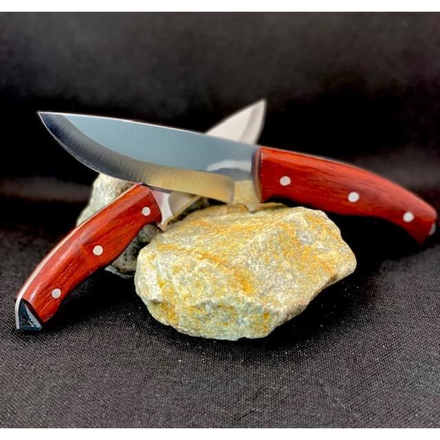 Handmade Turkish Knife Set Father And Son With Leather Sheath - Image 3