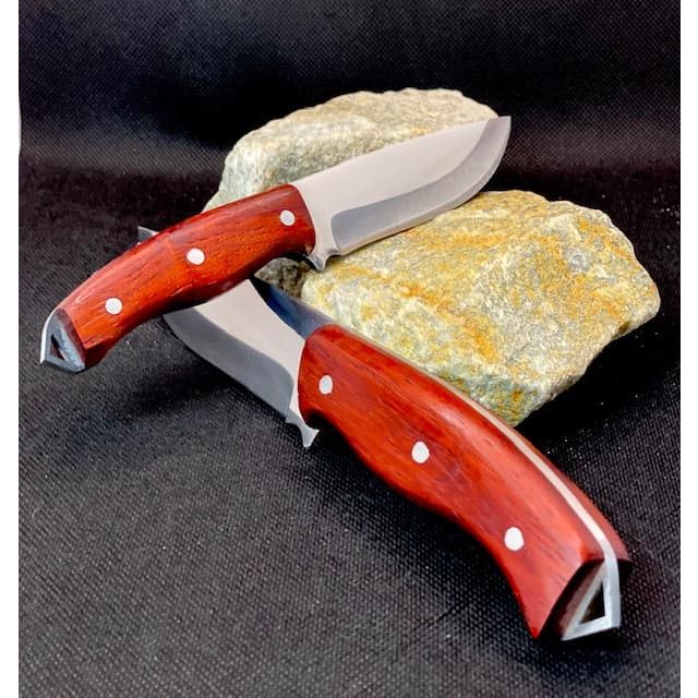 Handmade Turkish Knife Set Father And Son With Leather Sheath - Image 4