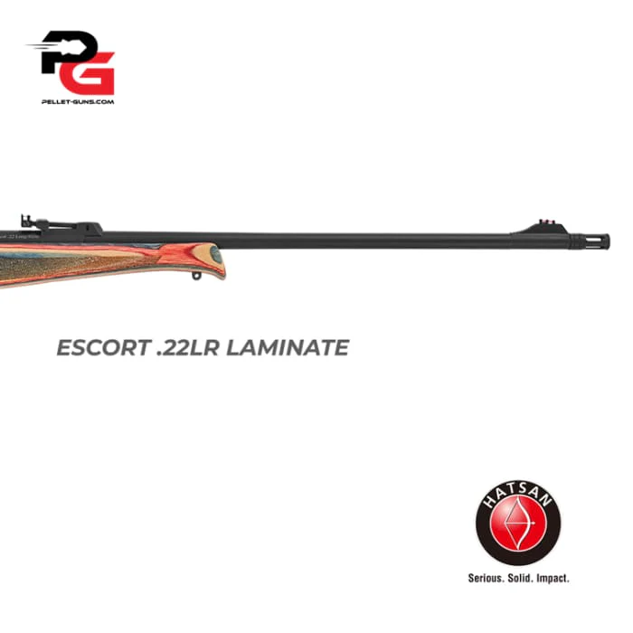 Hatsan Escort .22LR - Volcanic (Red/Blue Laminate) Bolt Action Rimfire Rifle .22 - Image 4