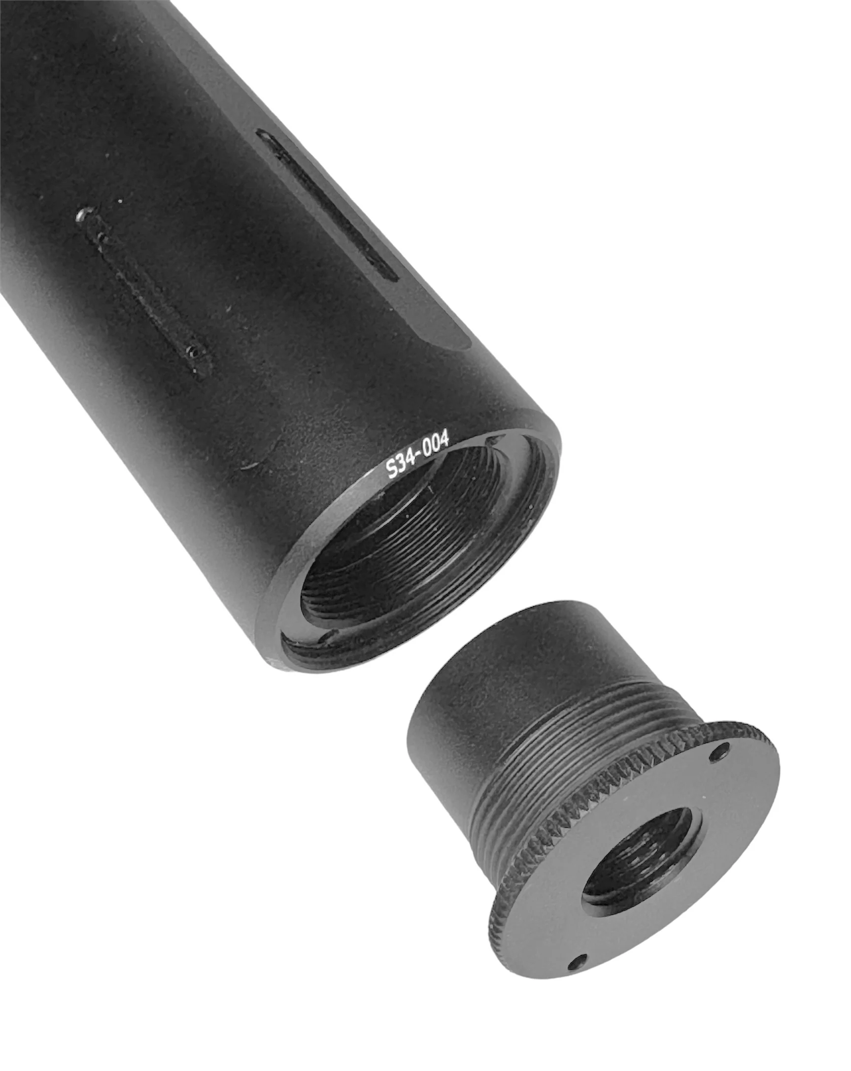 HELIA-S34 Airgun Sound Moderator / Suppressor Interchangeable Caliber (Ideal For FX Panthera, King, DRS) L125mm D34mm - Image 4