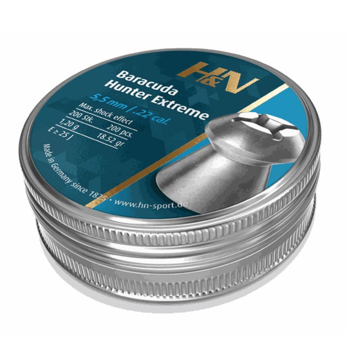 H&N Baracuda Hunter Extreme 5.50/200S Airgun Pellets - Image 3