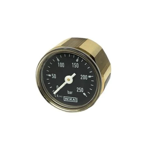 Huma-Air Wika Black Mini Pressure Gauge, 28mm 250BAR