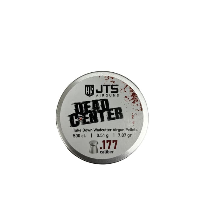 JAC104 JTS DEAD CENTER PRECISION .177 CAL 7.87 GRAIN FLAT PELLET / 500