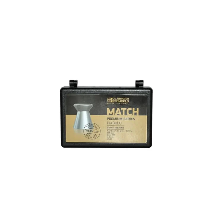 JSB Match Premium heavy weight 4.51MM, 200 per case 8.26 grain (black case)