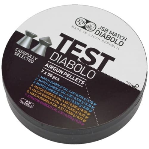 JSB test Diabolo 7 X 50 - Match Pellets Size and Weight Variety