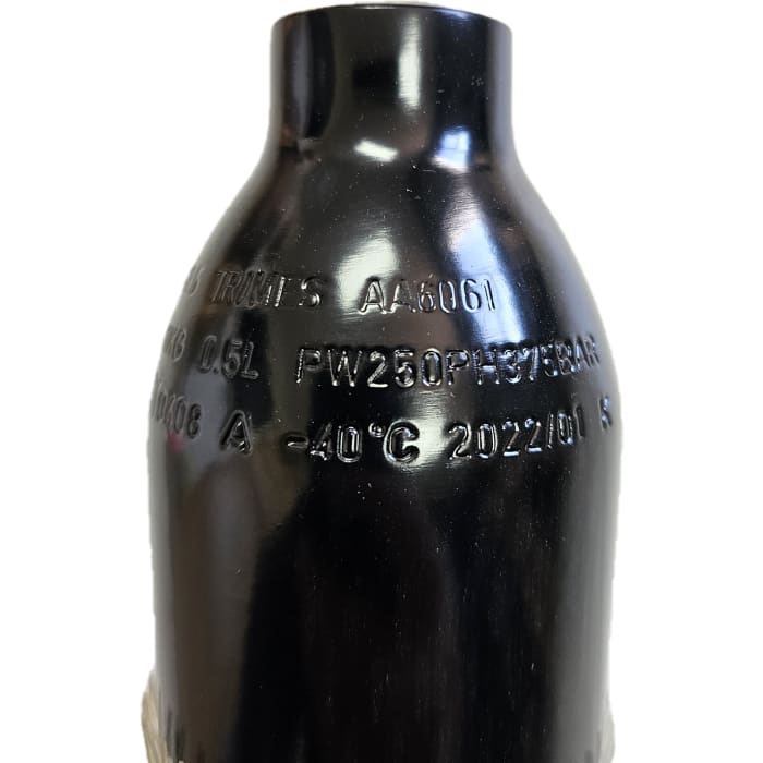 Kral 0.5L Alimunium 250 Bar Bottle