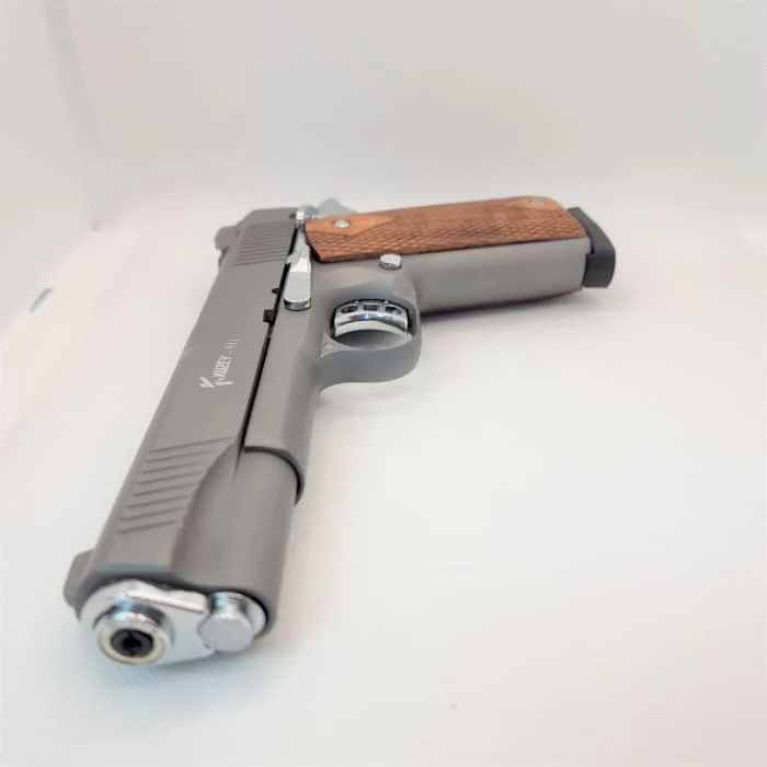 Kuzey 911 Blank Firing Gun - Smoked With Wooden Grip - Image 6