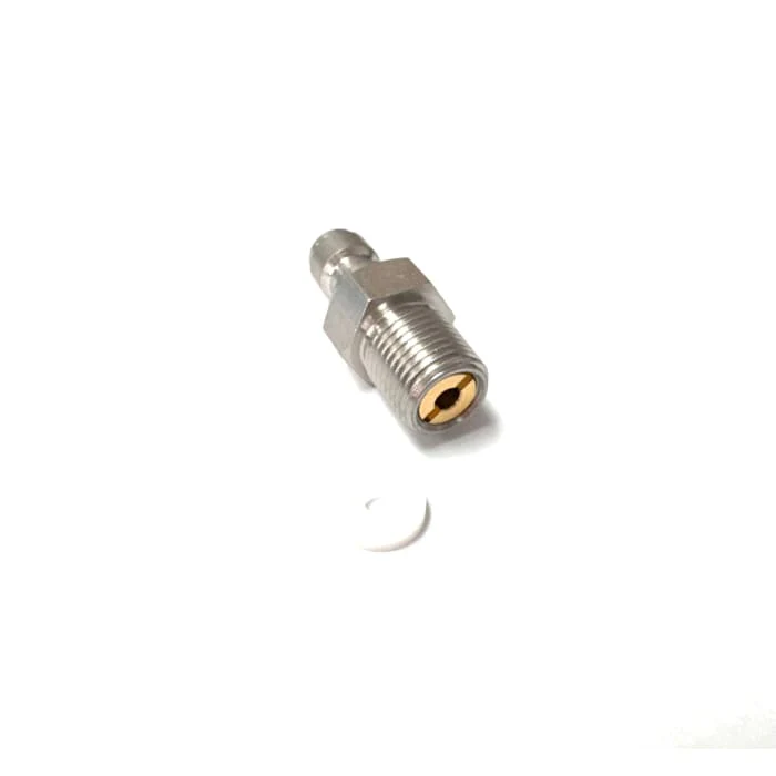 Non-return valve - 1/8" NPT male, adjustable flow - Image 2