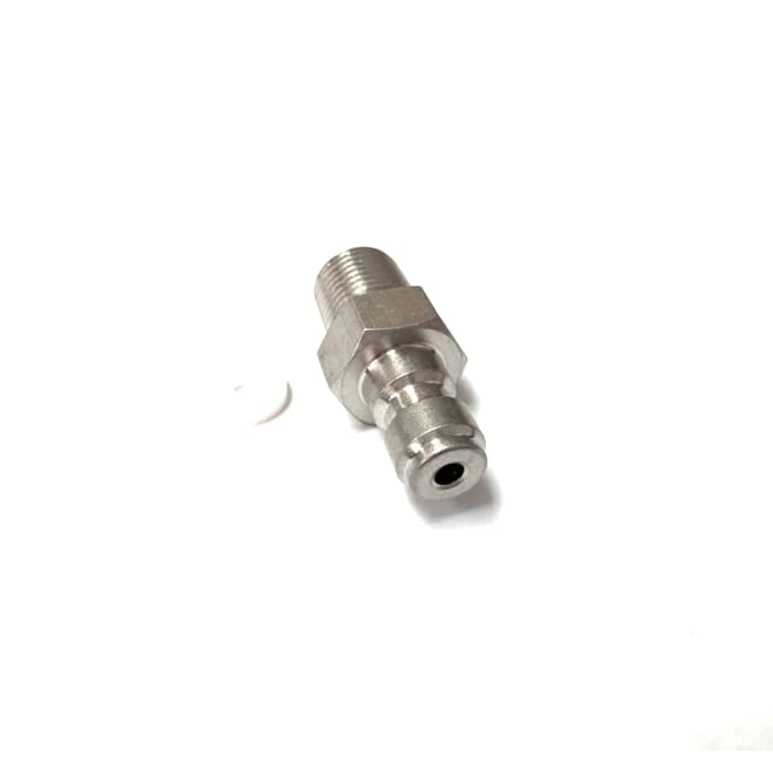 Non-return valve - 1/8" NPT male, adjustable flow - Image 3