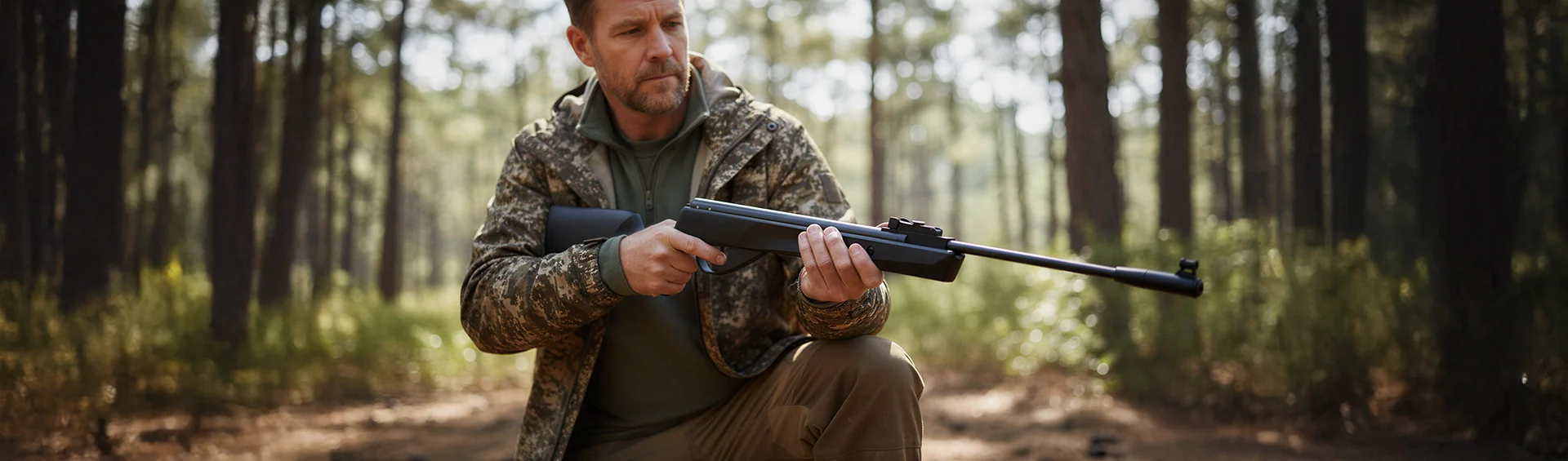 Nova Vista BB15 Gas piston break barrel air rifle, camo 5.5mm - Image 2