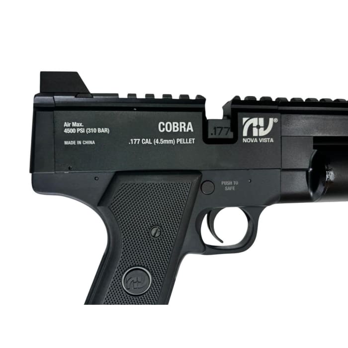 Nova Vista SQ-01 Cobra Pistol with Black Grip, Regulated, 4.5mm - Image 5