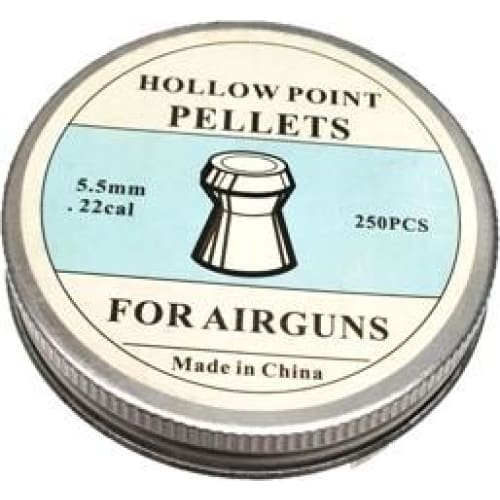Pelletgun Hollowpoint pellet 5.5mm /.22Cal