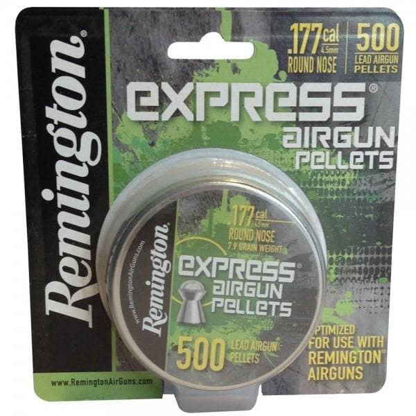 Remington .177 Roundnose pellets 500 blister pack