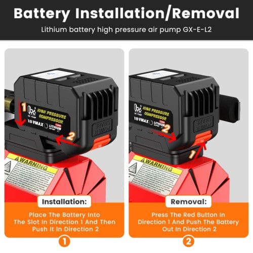 Spare Lithium Ion Battery for battery operated compressor - Image 7