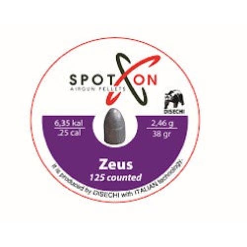 SpotOn Zeus .25 38 gr 125 pack