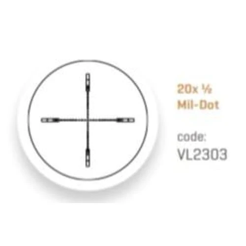 Valiant Zephyr VL2303 5-20X50 SF SIR 1/2 MIL DOT Scope - Image 6