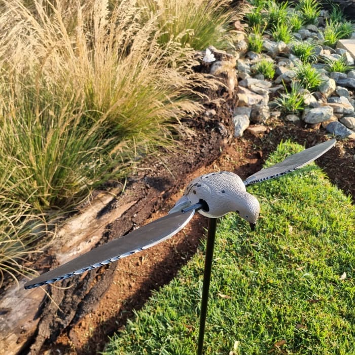 Voodoo Dove Decoy - Pigeon on Spike With Rotating Wings - Image 3
