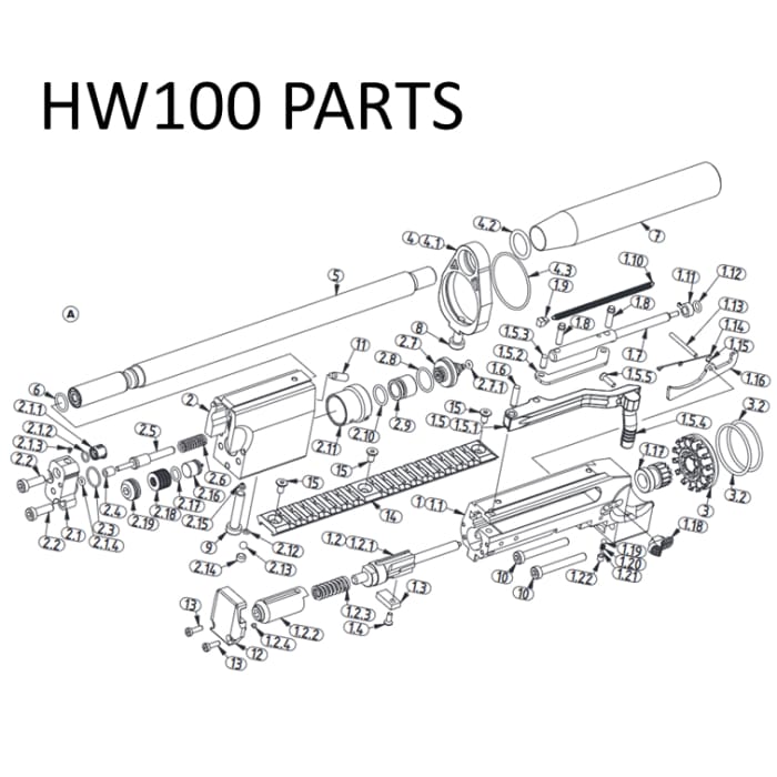 Weihrauch spare seal for HW100 4.5mm (6.2659b) - Image 2